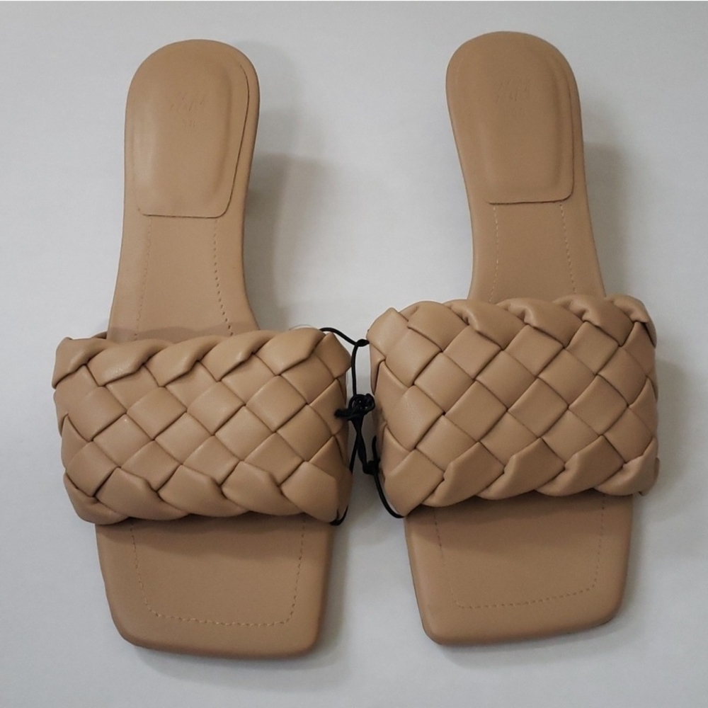 H&M Tan Woven Sandals